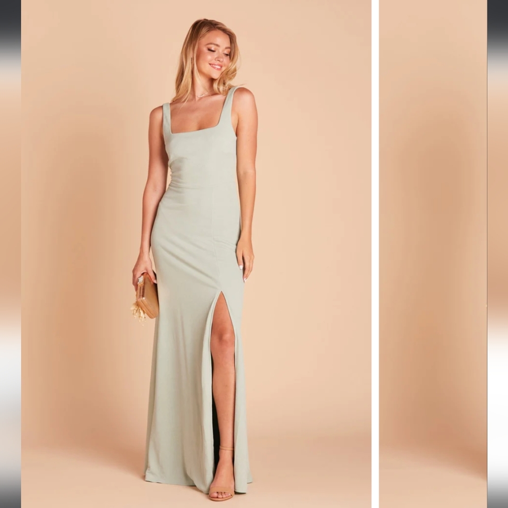 Sage Green Bird & Grey Alex Dress